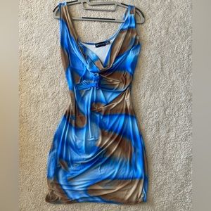 Princess Polly Watercolor Dress